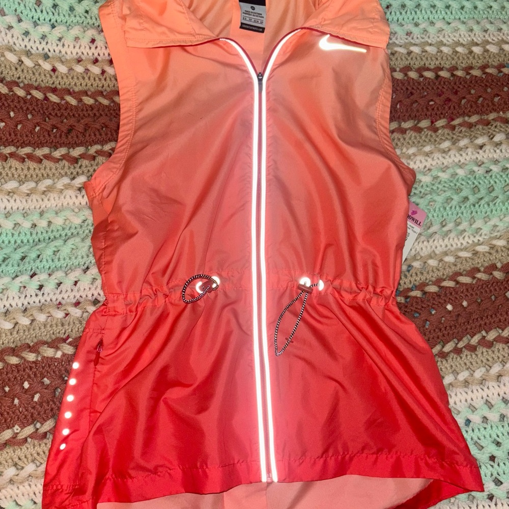 Nike Vibrant Orange and Red Vest